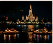 Bangkok night atmosphere